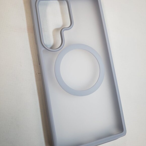 Torras Magnetic Samsung Galaxy S25 Ultra Case, MagSafe, Shockproof. Gray - Picture 6 of 10